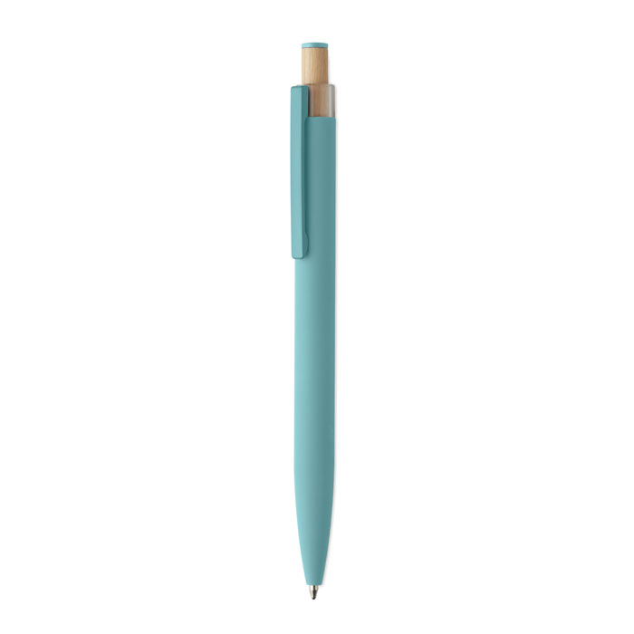 Stylo personnalisé alu recyclé Bergamo++ bleu bébé